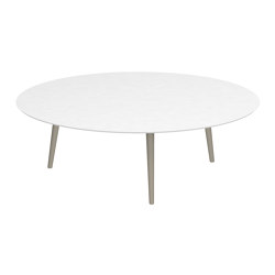 Styletto high lounge table 160cm ronde | Tables basses | Royal Botania