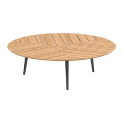 Styletto high lounge table 160cm ronde | Tables basses | Royal Botania