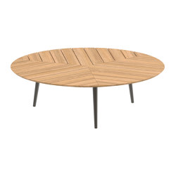 Styletto high lounge table 160cm ronde | Tables basses | Royal Botania