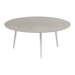 Styletto low dining table 160cm round | Dining tables | Royal Botania