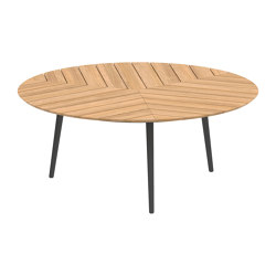 Styletto low dining table 160cm round | Tavoli pranzo | Royal Botania