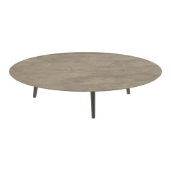 Styletto low lounge table 160cm ronde | Tables basses | Royal Botania