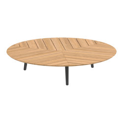 Styletto low lounge table 160cm ronde | Tables basses | Royal Botania