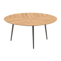 Styletto standard dining table 160cm round | Tables de repas | Royal Botania