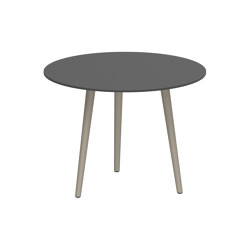 Styletto round table 90 low dining | Tavoli pranzo | Royal Botania