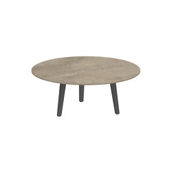 Styletto table ronde 90 low lounge | Tables basses | Royal Botania