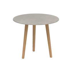 Styletto runder Tisch 90 standard dining teakholz Beine | Esstische | Royal Botania