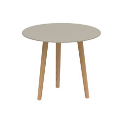 Styletto round table 90 standard dining teak legs | Tavoli pranzo | Royal Botania