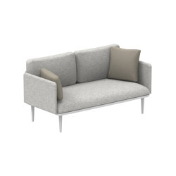 Styletto Lounge 140 seater with left and right armrests | Divani | Royal Botania