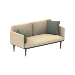 Styletto Lounge 140 seater with left and right armrests | Sofás | Royal Botania