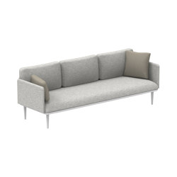 Styletto Lounge 210 seater with left and right armrests | Sofás | Royal Botania