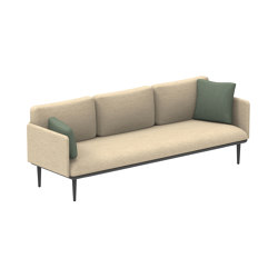 Styletto Lounge 210 seater with left and right armrests | Sofas | Royal Botania