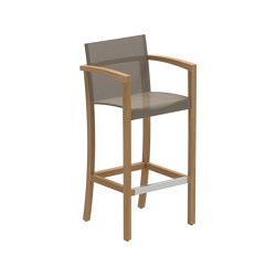 XQI bar chair teak | Taburetes de bar | Royal Botania