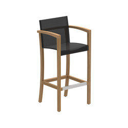 XQI bar chair teak | Taburetes de bar | Royal Botania