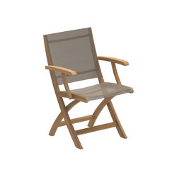 XQI foldable arm chair teak | Sedie | Royal Botania