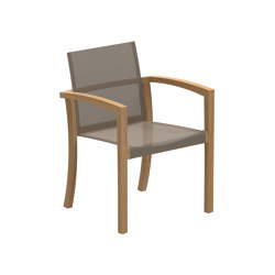 XQI arm chair teak | Sillas | Royal Botania