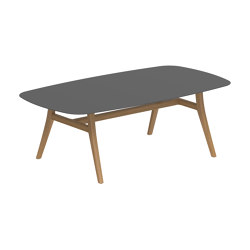 Zidiz table 220x120cm aluminium ou teck & plateau en céramique | Dining tables | Royal Botania