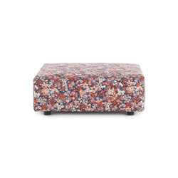 Plastics Outdoor Liberty Pouf Artemis Rostrot | Poufs | Kartell