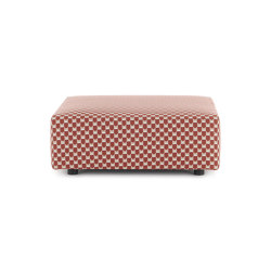 Plastics Outdoor Liberty Pouf Obi Check Rouille | Poufs | Kartell