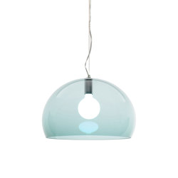 Fl/Y Transparent Petrol | Suspended lights | Kartell