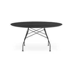 Glossy XXL Marmo Nero Struttura: Acciaio Nero | Tavoli pranzo | Kartell