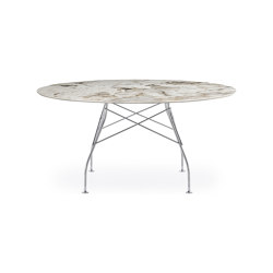 GLOSSY XXL NATURE TUNDRA STRUCTURE: CHROME STEEL | Tables de repas | Kartell