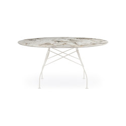 GLOSSY XXL NATURE TUNDRA STRUCTURE: WHITE STEEL | Tavoli pranzo | Kartell