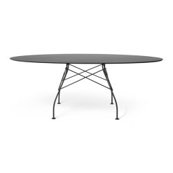 GLOSSY XXL Outdoor Oval BLACK | Tables de repas | Kartell