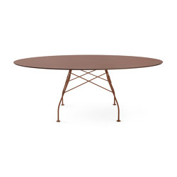 Glossy XXL Outdoor Oval Bordeaux | Tables de repas | Kartell