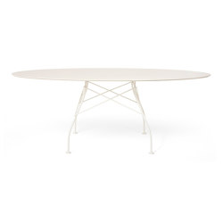 Glossy XXL Outdoor Oval Blanc | Tables de repas | Kartell