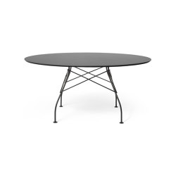 GLOSSY XXL Outdoor Round BLACK | Mesas comedor | Kartell