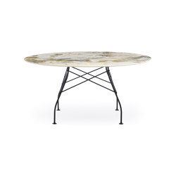 GLOSSY XXL SYMPHONIE STRUCTURE: BLACK STEEL | Tables de repas | Kartell