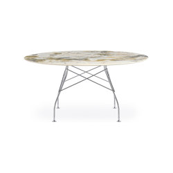 GLOSSY XXL SYMPHONIE STRUCTURE: CHROME STEEL | Dining tables | Kartell