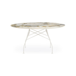 GLOSSY XXL SYMPHONIE STRUCTURE: WHITE STEEL | Mesas comedor | Kartell