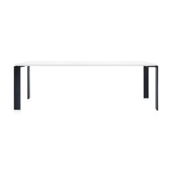 Four Soft Touch Black/White 223 x 79 cm | Contract tables | Kartell