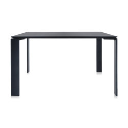 FOUR SOFT TOUCH Square BLACK STRUCTURE: BLACK | Tables collectivités | Kartell