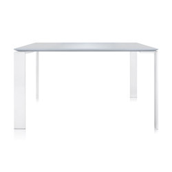 Four Soft Touch Carré Blanc Structure: Blanc | Tables collectivités | Kartell