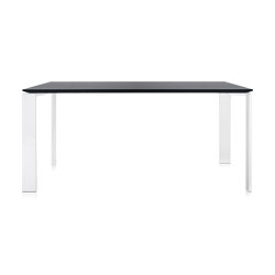 FOUR SOFT TOUCH WHITE/BLACK 158x79 cm | Tables collectivités | Kartell