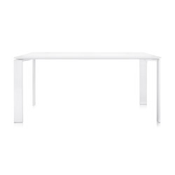 Four Soft Touch Weiß/Weiß 158 x 79 cm | Objekttische | Kartell