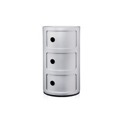 Componibili Classic Plata 3 Elementos | Mesas auxiliares | Kartell