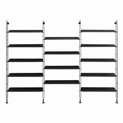 Adam Wood Negro Ceniza/Negro | Shelving | Kartell