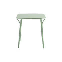 Hiray Table Carrée Vert | Tables d'appoint | Kartell