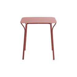 HIRAY Square Table RUSSET | Tavolini alti | Kartell