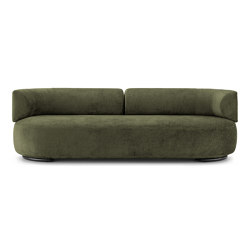 K-Waiting Sofa Chenille Vert | Sofas | Kartell