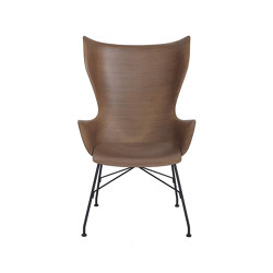 K/Wood Basic Veneer Bois Foncé - Basic Veneer | Fauteuils | Kartell