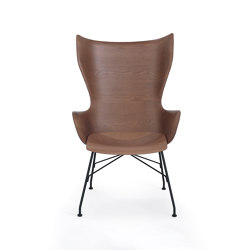 K/WOOD Slatted Ash DARK WOOD / BLACK |  | Kartell