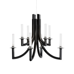 Khan Black | Suspended lights | Kartell