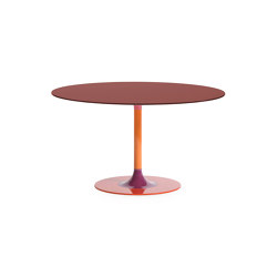 Thierry XXL Round Bordeaux | Tables de repas | Kartell