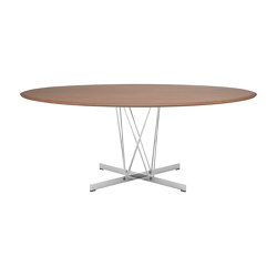 VISCOUNT OF WOOD Oval WALNUT | Dining tables | Kartell