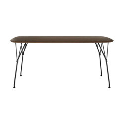 Viscount Of Wood Rettangolare Walnut | Dining tables | Kartell